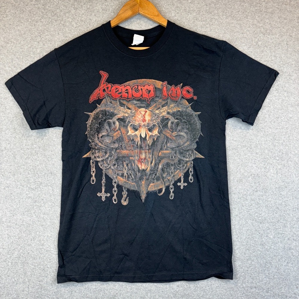 Venom Inc Shirt Mens Medium I Kneel to No God Ave Satanas Heavy Metal Tour Merch